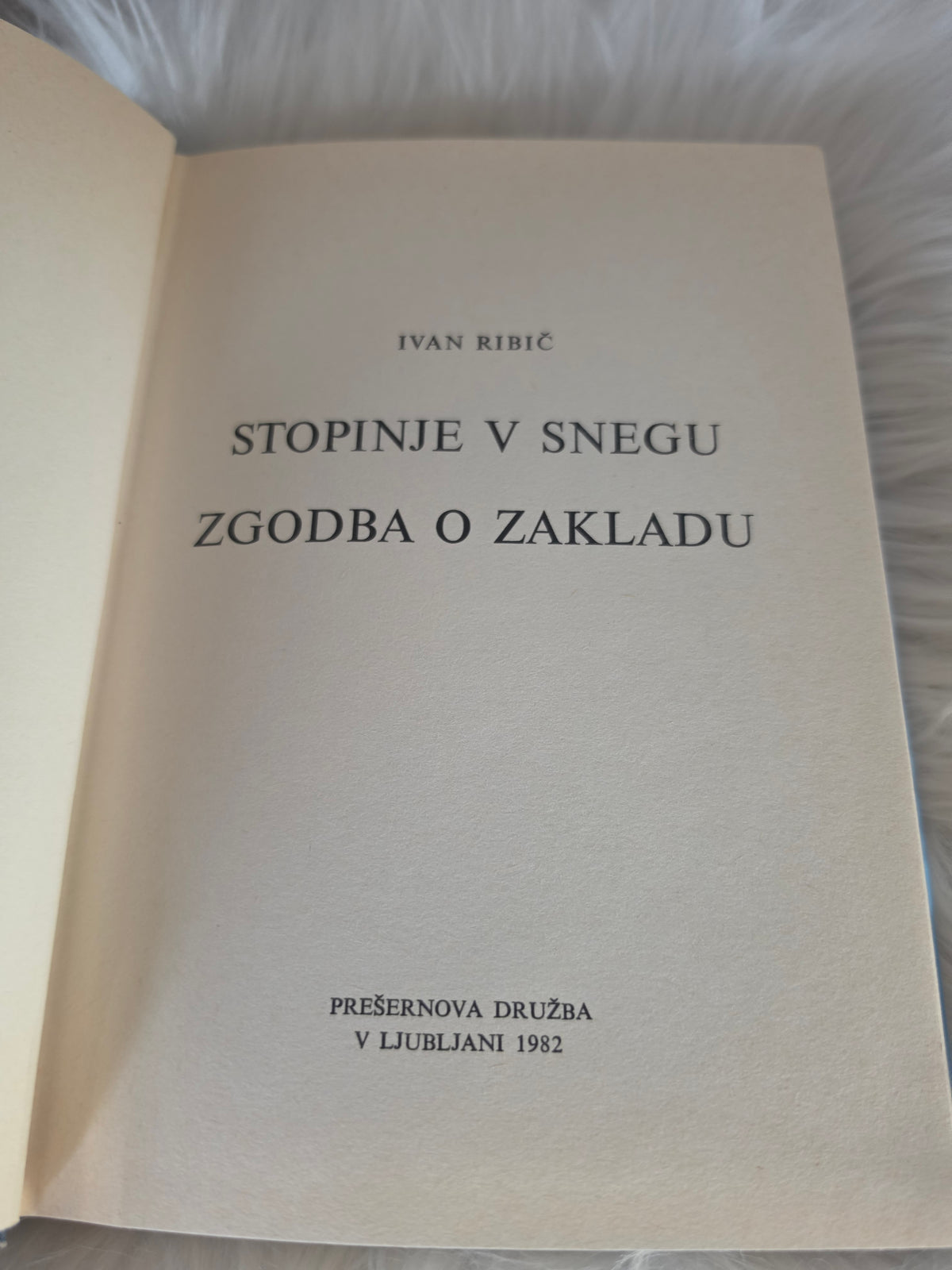 Stopinje v snegu Ivan Ribič