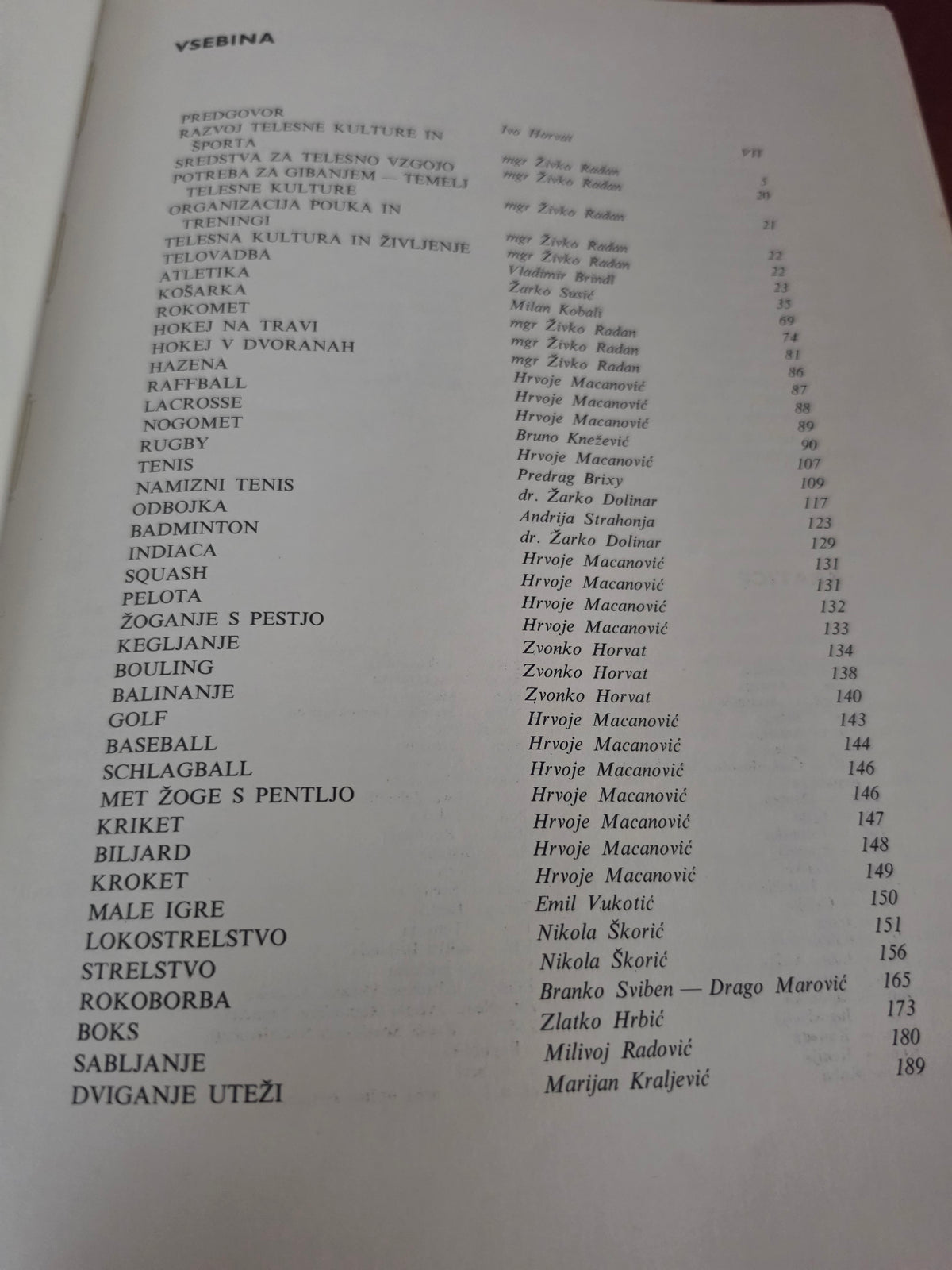 Knjiga o športu 1. in 2.Državna založba Slovenije