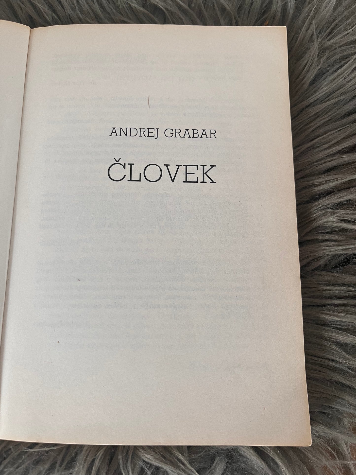 Človek Andrej Grabar