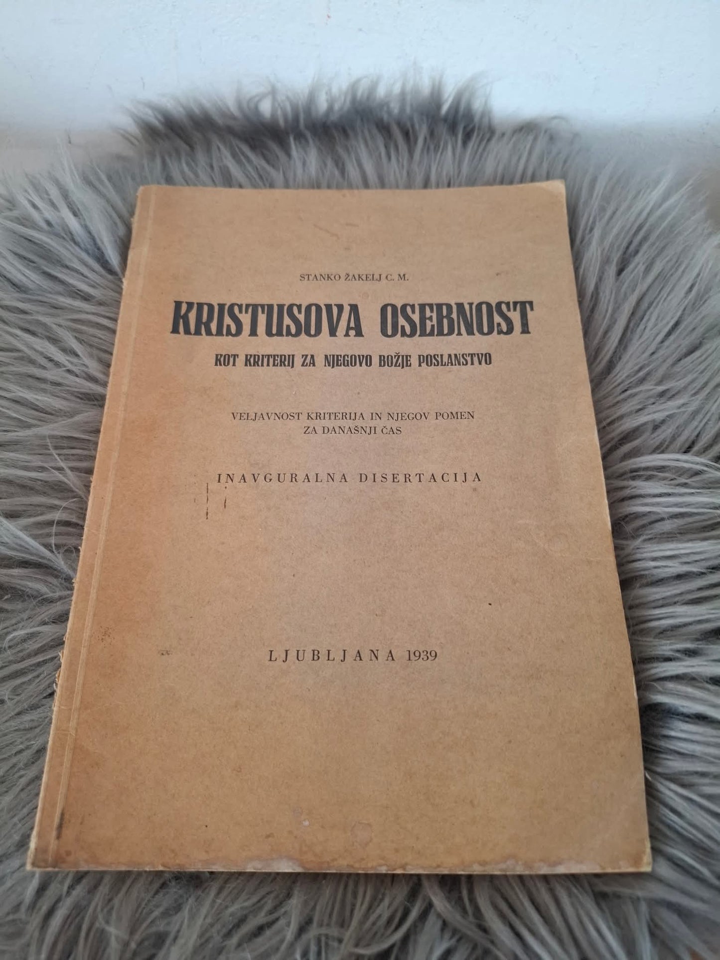Kristusova osebnost Stanko Žakelj