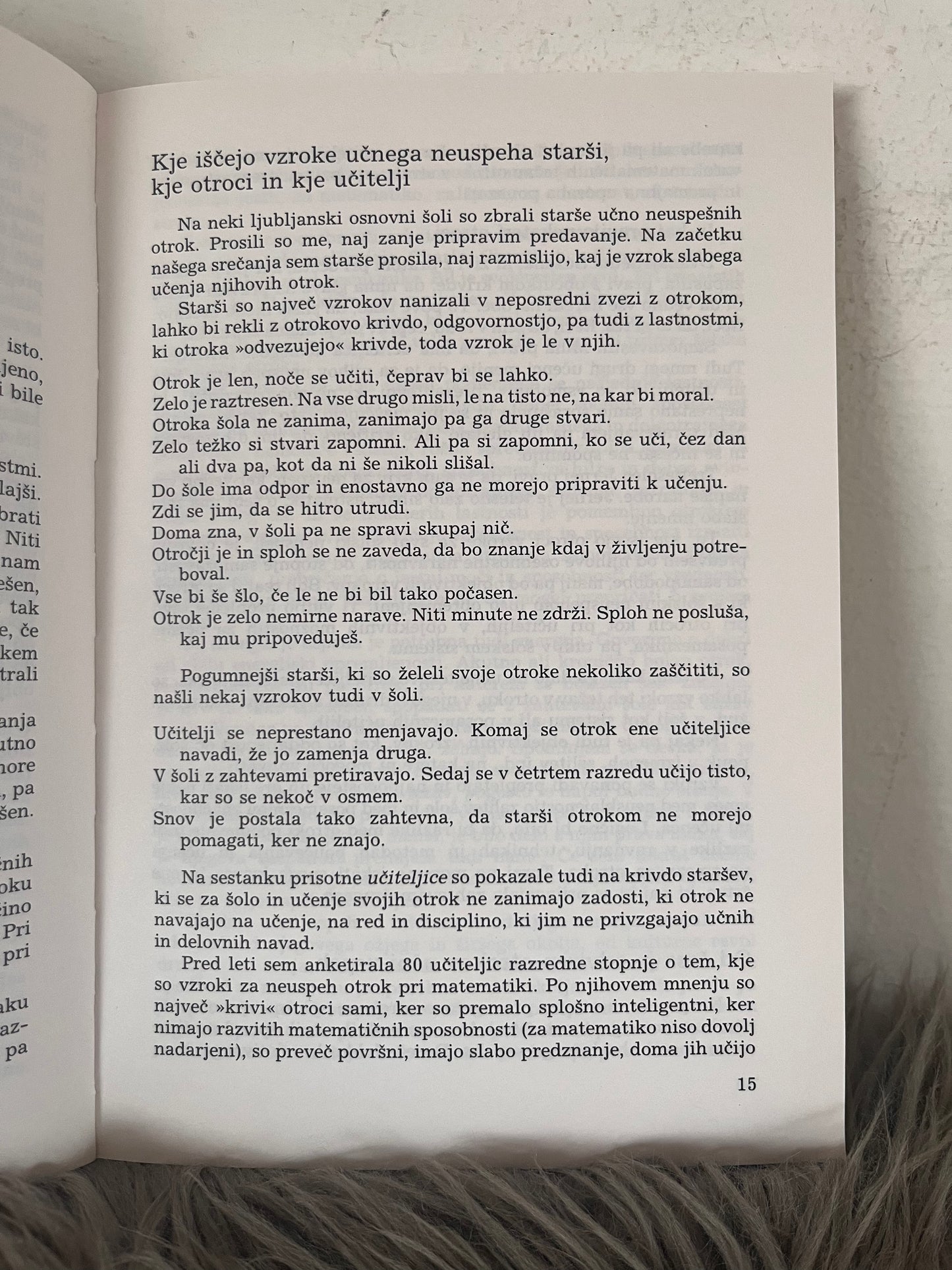 Težave, težavice, učne motnje Tereza Žerdin