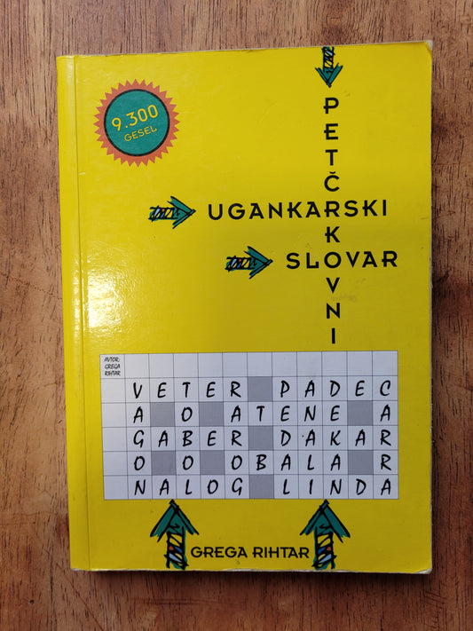 Petčrkovni ugankarski slovar Grega Rihtar