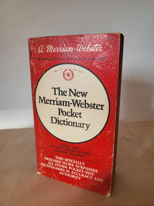 The New Merriam-Webster Pocket Dictionary