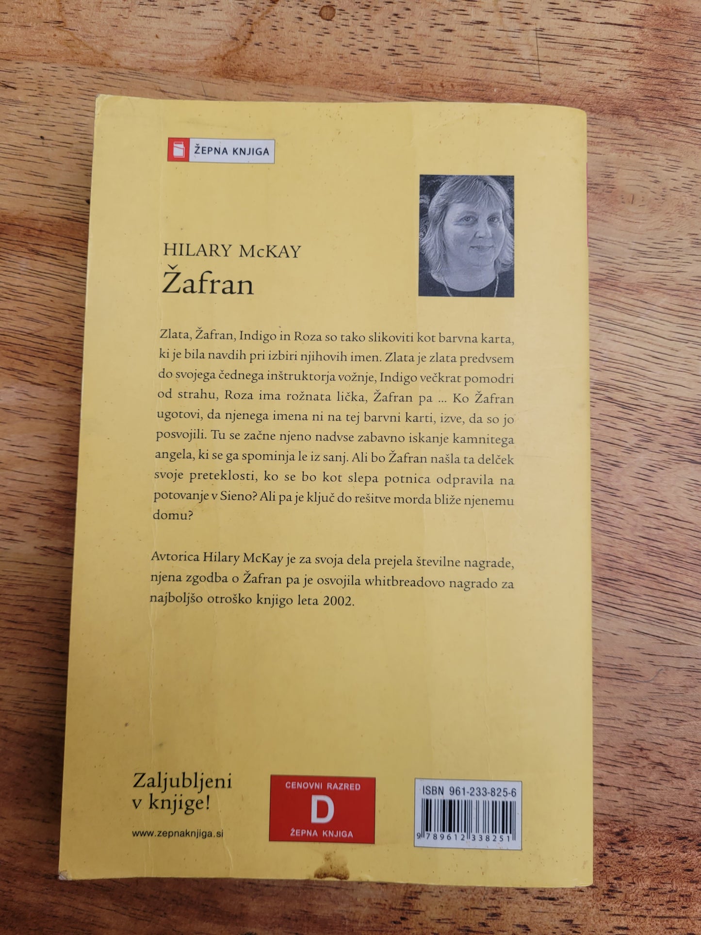 Žafran Izgubljeni Angel Hilary McKay