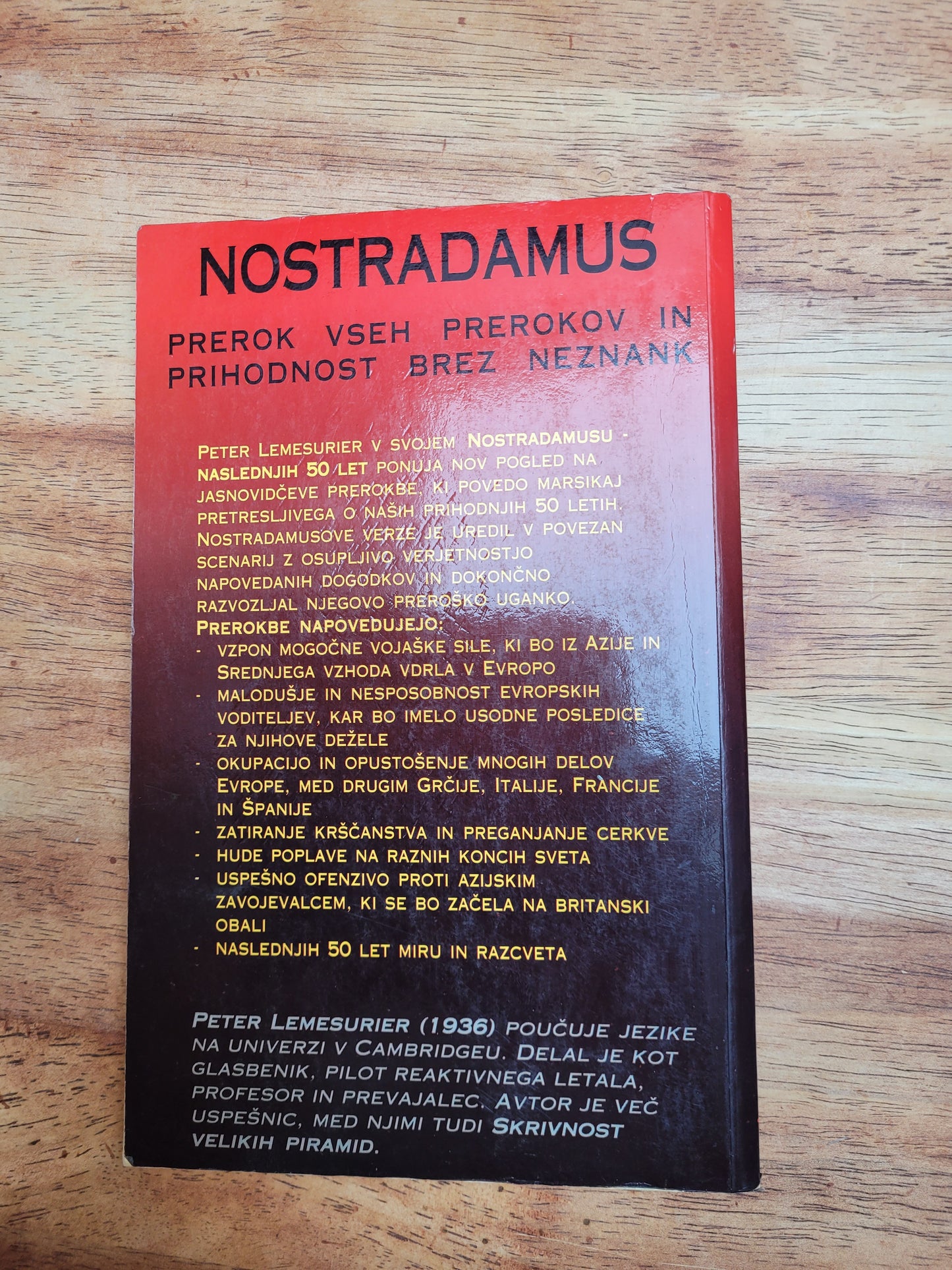 Nostradamus,Peter Lemesurie