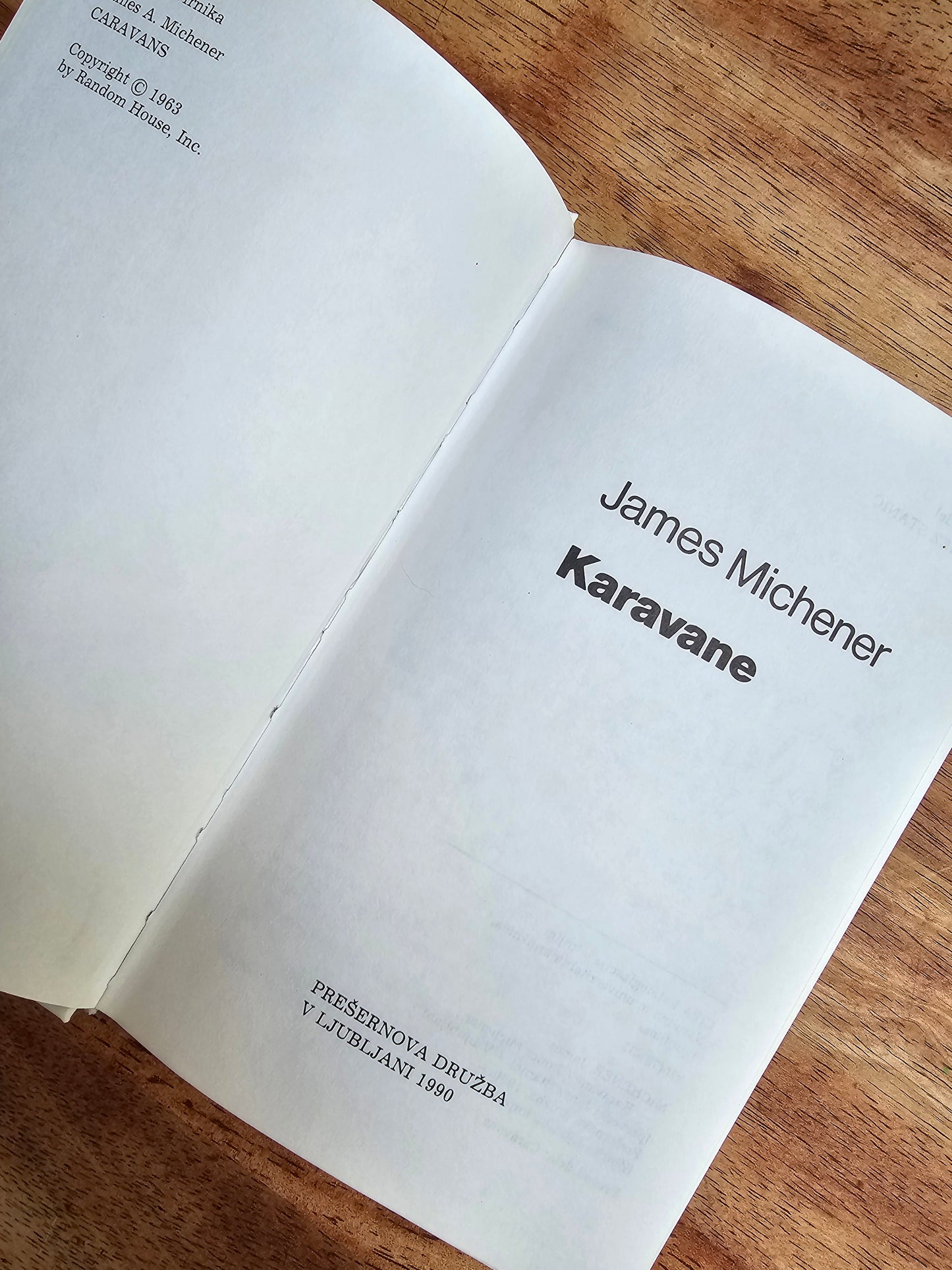 Karavane,James Michener